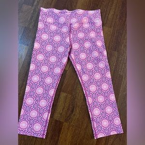 Lorna Jane leggings NWOT cropped size Small starburst print